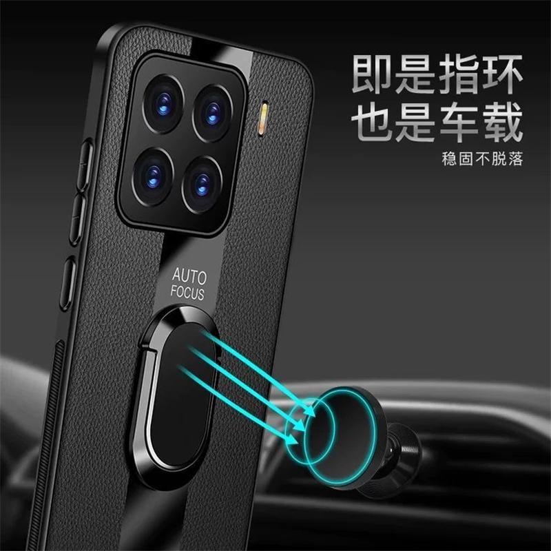 Magnetyczne Etui Do Xiaomi 15T Pro Etui Luksusowa Skórzana Osłona Tylna Z Pierścieniem Dla Dla Mi 15 T 5G Silikonowa Powłoka Odporny Na Wstrząsy Zderzak