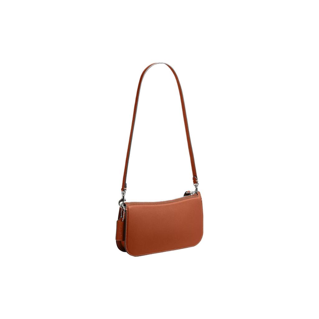 Coach Penn Umhängetasche 21 Unifarbe Drehschnalle Reißverschluss Metallbeschläge Kartenfach Handschuhgegerbtes Leder Handtasche Umhängetasche CM581-LHBAR