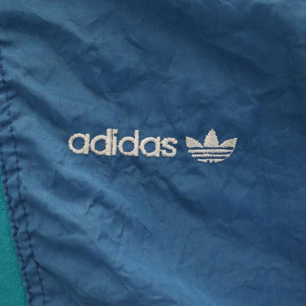 adidas 80s Vintage Silver Tag Trefoil logo Track jacket Turquoise etc. Men's Used