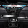 3-Layer Car Mesh Organizer Storage Between Front Seats Kid Dog Pet Net Barrier Car Net Pocket Elastic Tissue Purse Holder Netting For SUV, Van