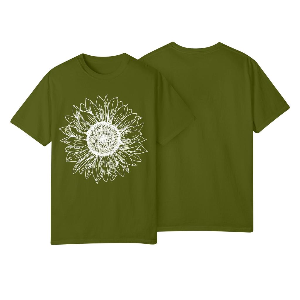 Unisex Casual Fashion Print Crewneck Loose T-shirt