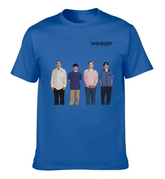 

2026 Weezer Графическая Унисекс Футболка 100% Хлопок Унисекс Круглый Вырез Короткий Рукав Свободный Y2k Мода Популярная Подарки для Фанатов Футболка XL