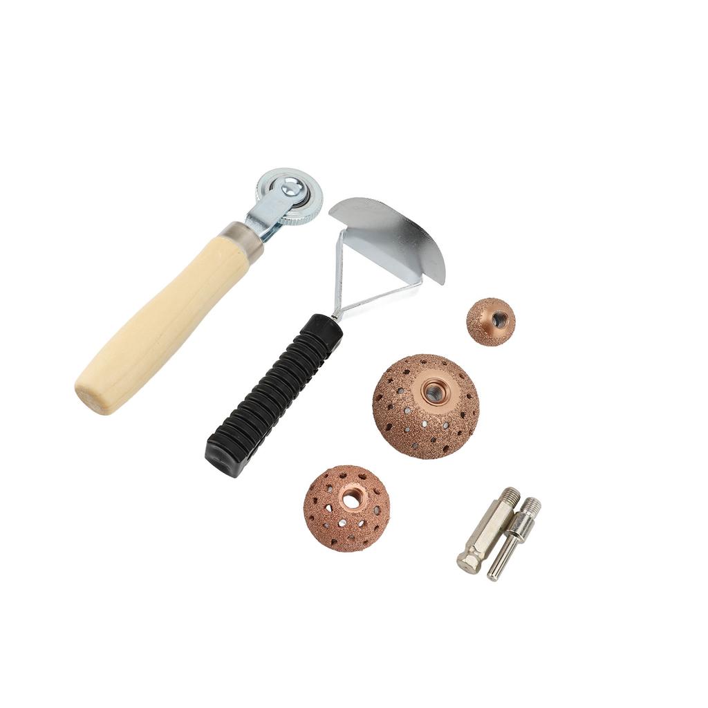 Tire Patch Repair Tool Kit 25mm 42mm 55mm Tire Patch Buffing Wheel Roller Scraping Cutter for Tire