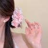 Pearl Hanfu Hair Accessories Colorful Chinese Style Hair Clip Fresh Flower Hairpin  Girls