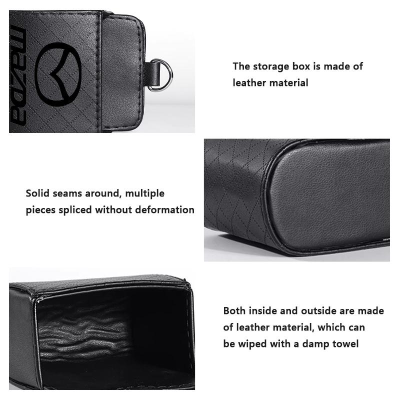 Car Air Outlet Storage Box Phone Lipstick Lighter Organizer For Mazda 3 CX3 CX4 CX5 CX7 CX8 CX9 CX30 RX7 Atenza Axela