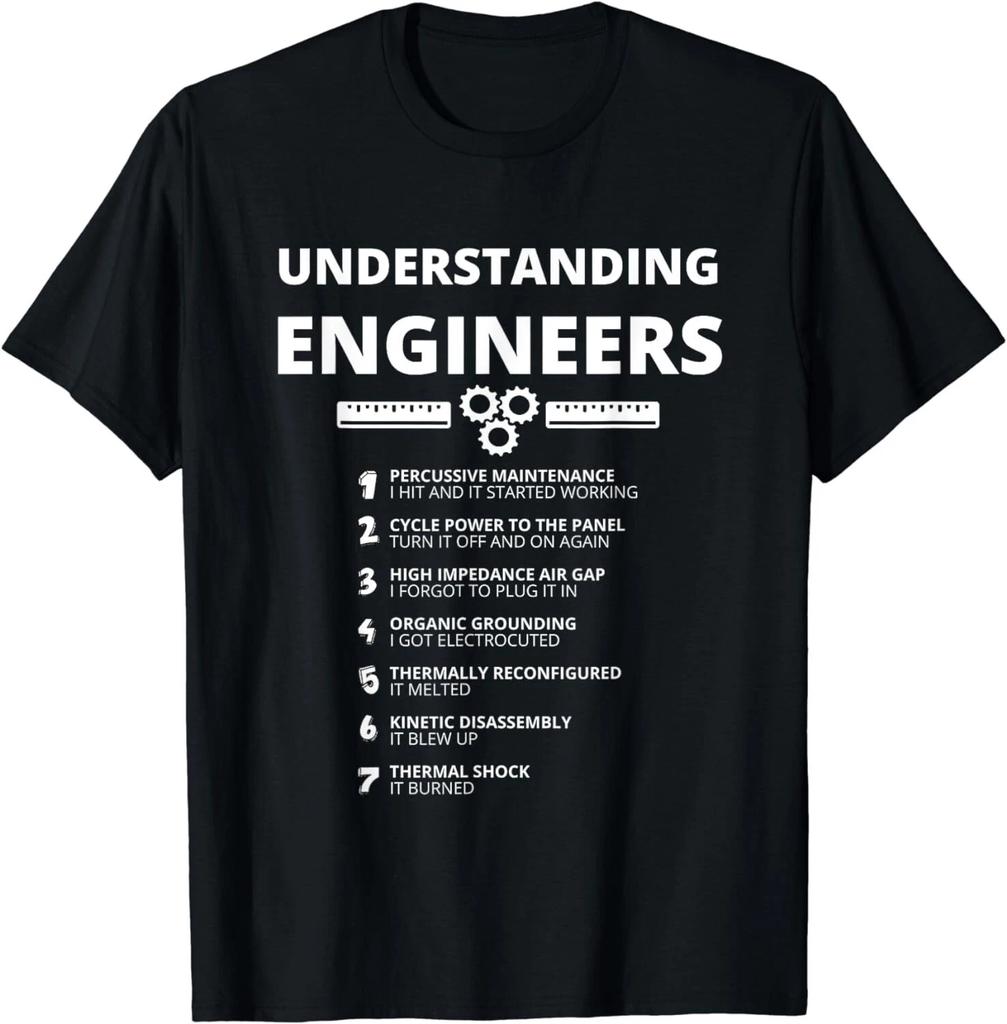 Understanding Engineers - Funny Sarcastic Engineering Gift Unisex T-Shirt