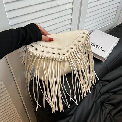 Trendy Women's Bags, New Fringed Bags, Shoulder Bags, Messenger Bags, Envelopes, Fashionable and Personalized Square Bags.
