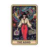 Tarot Cards Enamel Pins The Witch The Nurse Membership Card Reminder Notes Brooches Lapel Badge Fashion Jewelry Gift for Friends
