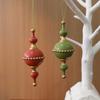 Wooden Traditional Christmas Acorn Pentagram Pendant Tree And Decoration Window