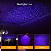 2Pcs Mini LED Car Roof Star Night Lights Interior Ambient Starry Sky Projector Light Auto Roof Room Ceiling USB Atmosphere Lamp