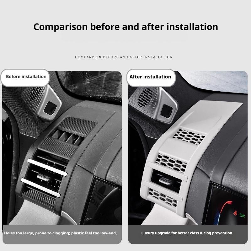 For BYD Titanium 7 Ti7 Car Instrument Air Conditioning Port Protective Cover Anti Blocking Covers On Both Sides of The Air Vents