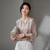 SOFSIL Women's Embroidered Silk Blend Blouse