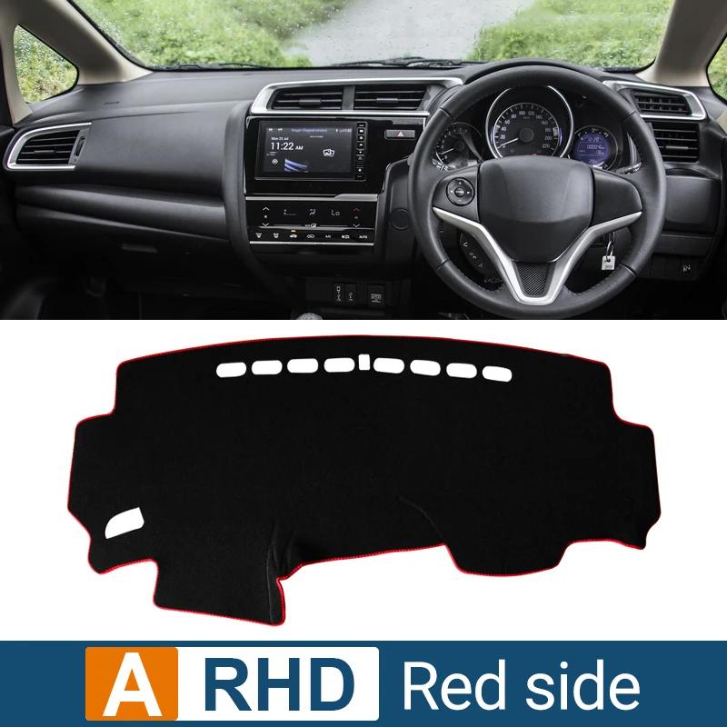 

Для Honda Fit Jazz GK5 2014 2015 2016 2017 2018 2019 Крышка приборной панели автомобиля, защита от света, солнцезащитный козырек, анти-УФ-ковры, нескользящие коврики