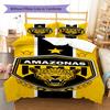 AMAZONAS FC Pattern Bedding Set Quilt Cover Pillowcase Home Decor Gift (1 * duvet cover + 2 * pillowcase, without core)