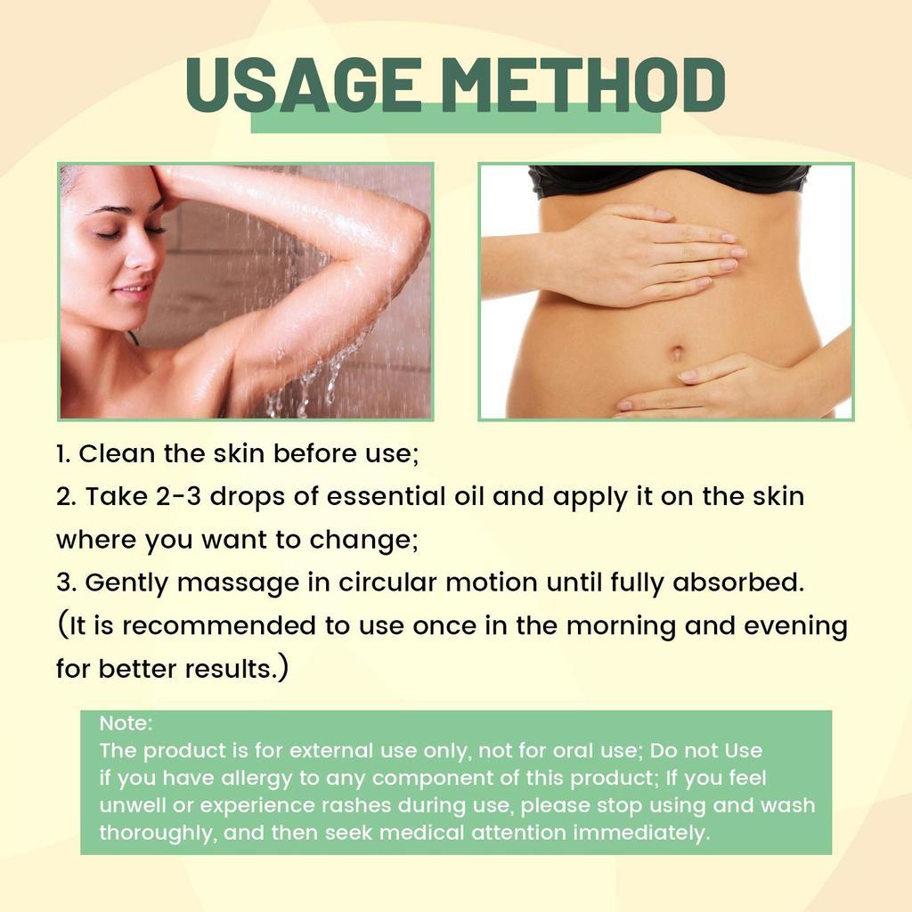 30ml Collagen Body Oil for Skin Tightening and Firming Anti Stretch Mark Massage Oil for Belly Thighs Butt Body Sculpting