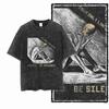 Vintage Washed DROP Surreal Art Oversized TShirt Dark Aesthetic Falling Unisex Graphic Tee  Vintage Clothes Women Clothing
