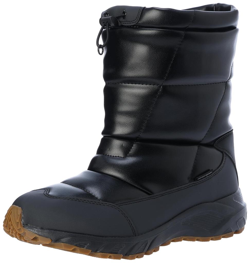 SPALDING Men's Waterproof Snow Boots, Wide Width, 6E, SFW 4140, Black, Size 26.5 Cm