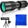 Wellvie Classy Monocular 10-300x40 High Magnification Zoom with BAK4 Prism, Lightweight, Compact, with Tripod, Image Stabilization, Waterproof, Shockp