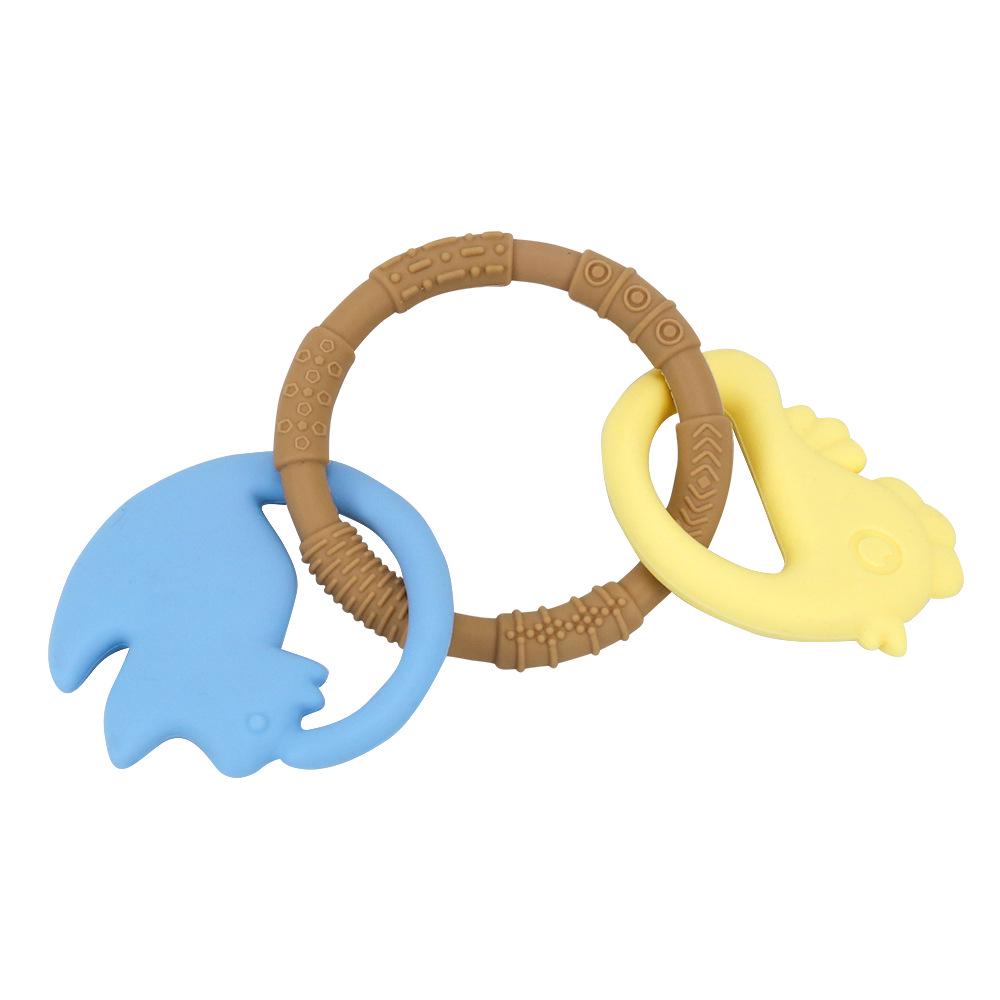 Silicone Teether Remote Control Toy for Babies 6+ Months