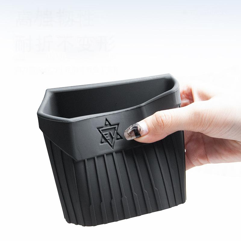 Car Storage Box Sticky Vehicles Silent Storage Organizer For Tesla Model 3 Y Auto Eyeglasses Coins Power Banks Cases