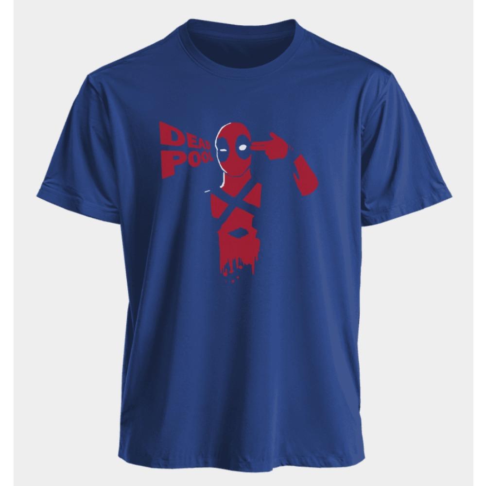 Men's and Women's T-shirts Deadpool Summer American Spring and Autumn New Classic Oversized Sporty Style Short-sleeved