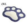 Washable Non-slip Rug Cat Paw Bath Mat, Non-Slip Soft Fluffy Rug, Absorbent Anti-slip Shower Mat Cute Area for Entrance Bathroom Bedroom Floor