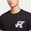 Nike FC Dri-FIT Graphic Print Crew Neck T-Shirt Men Tops Black FD0040-010