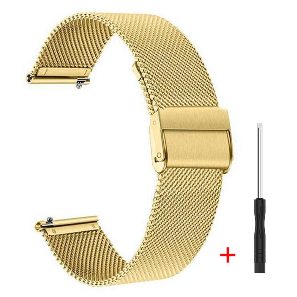 Metallarmband für HUAWEI GT 3 2 Pro 46mm Runner SE 43mm 42mm Edelstahl-Geflechtband für HUAWEI WATCH Buds Armband