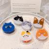 2Pcs Double-Sided Binder Clip Cartoon Cat And Dog Note Holder Clips