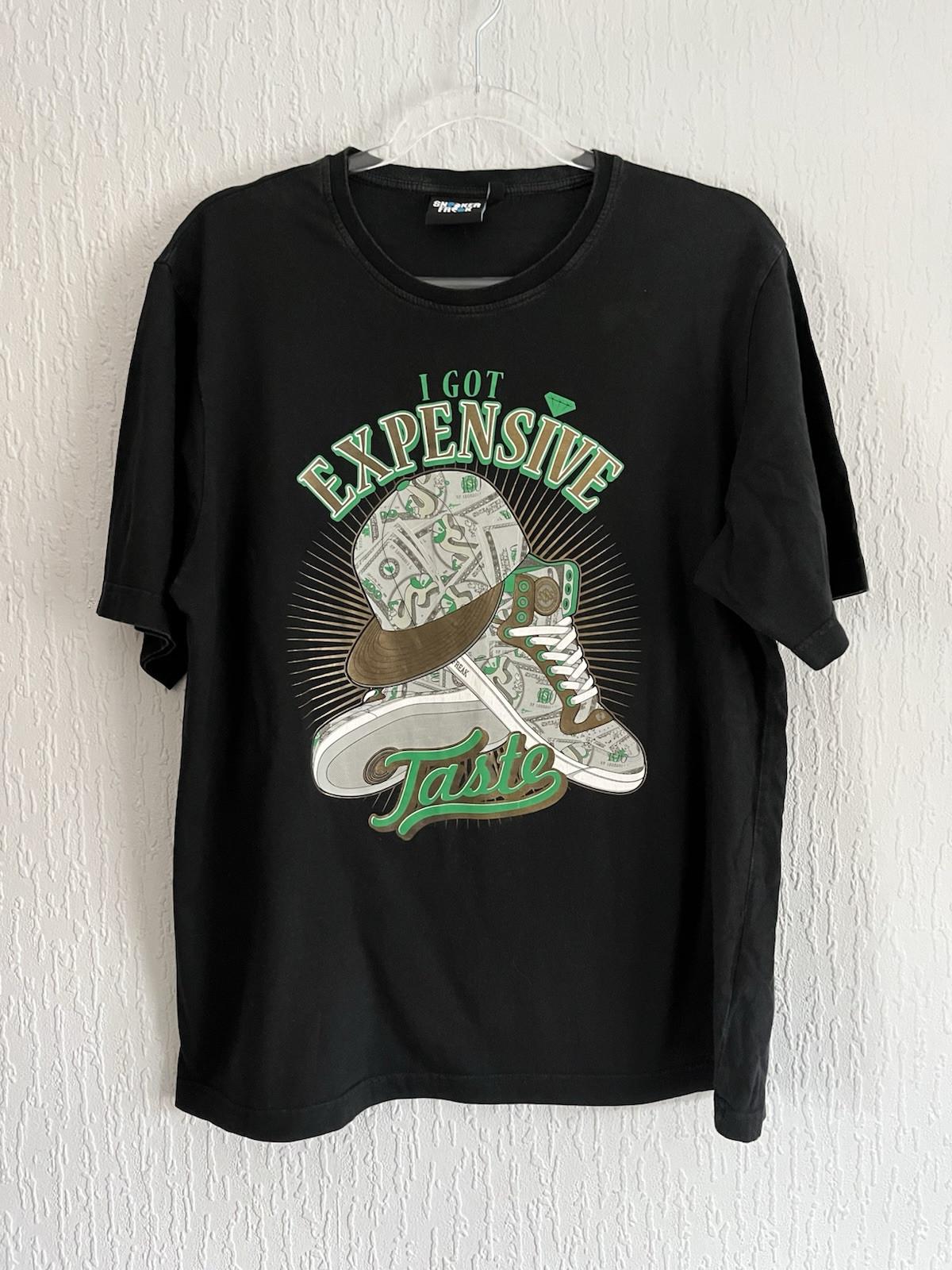 Sneaker Freak Shirt Size Medium Mens Black Cotton T-Crew Neck Trainers Shoes Unisex T-Shirt M