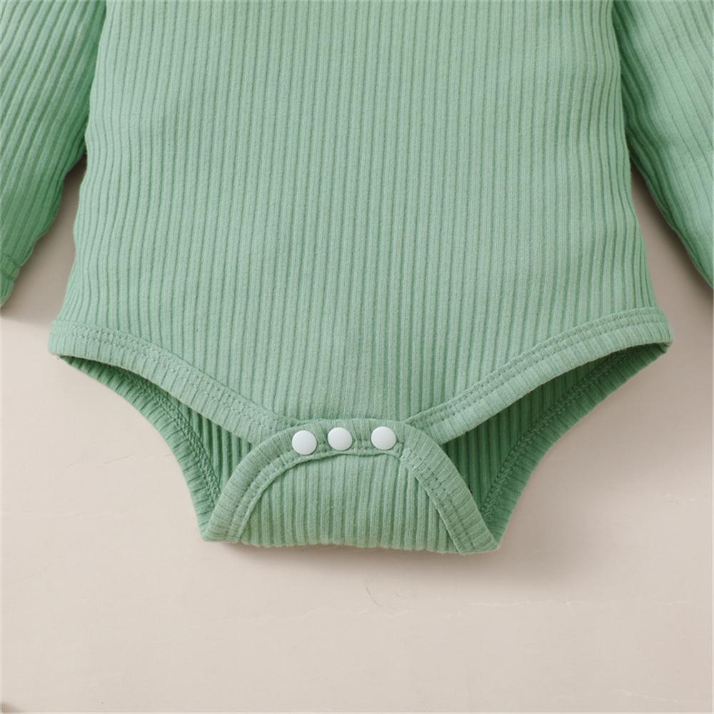 3PCS Baby Girl Clothes Set Long Sleeve Romper Top+Flowers Pant+Headband Spring&Autumn Lovely Outfit for Toddler Girl 0-18 Months