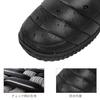 Git-up Men's Winter Sandals, Warm Indoor Slippers, Non-Slip, Water-Repellent, Easy to Put On and Take Off, Lightweight, Quiet, and Perfect for Office