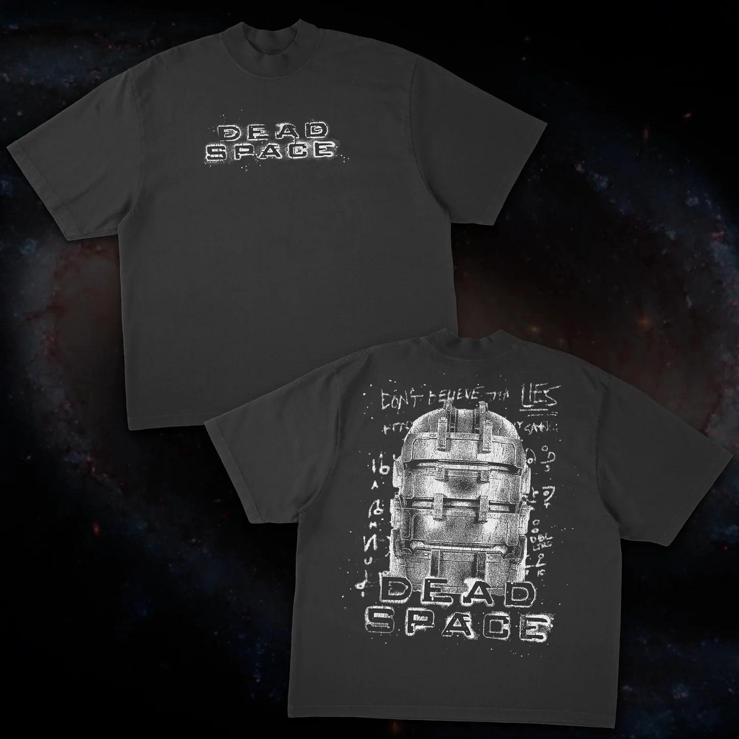 

Dead Space - _Don t Believe The Lies_ Printed Short Sleeve, Men s and Women s Summer Cotton Comfortable Loose T-shirt 4XL