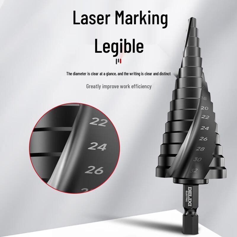 DELIXI ELECTRIC Pagoda Step Drill Bit