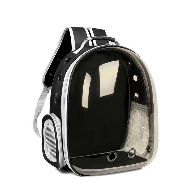 2025 Space Capsule Transparent Cat Backpack - Breathable, Double Shoulder, Portable Pet Carrier for Kittens