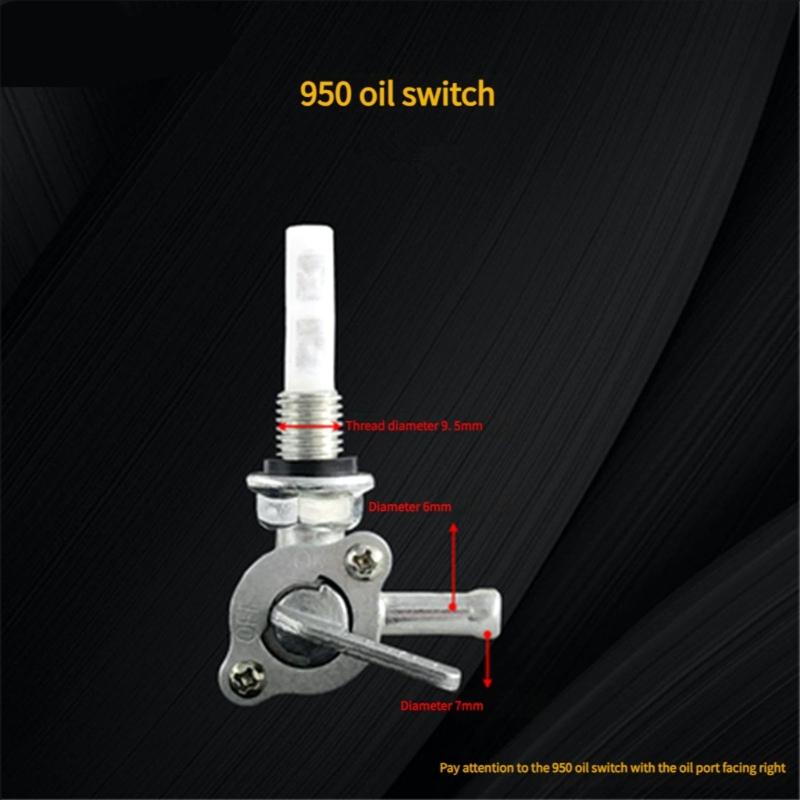 Controle Preciso do Fluxo de Combustível Válvulas de Tanque de Gasolina para Motocicleta Metal e Plástico Resistentes Regulador de Fluxo de Gasolinas para Uso em Condução