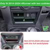 JKCOVER Upgrade 2PCS Center Console Storage Drawer Compatible With Toyota 4Runner 2014-  2024 Accessories Cubbies Organizer Extra Storage(ABS
