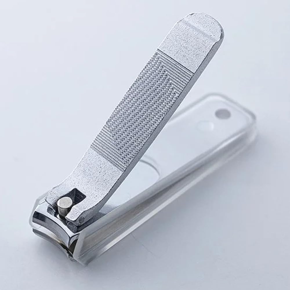 Utsumi Standard Nail Clippers Curved Blade Silver Seki Japan Made Carburized Steel Nickel Chrome Plated Finish Manicure Grooming Tool 70mm