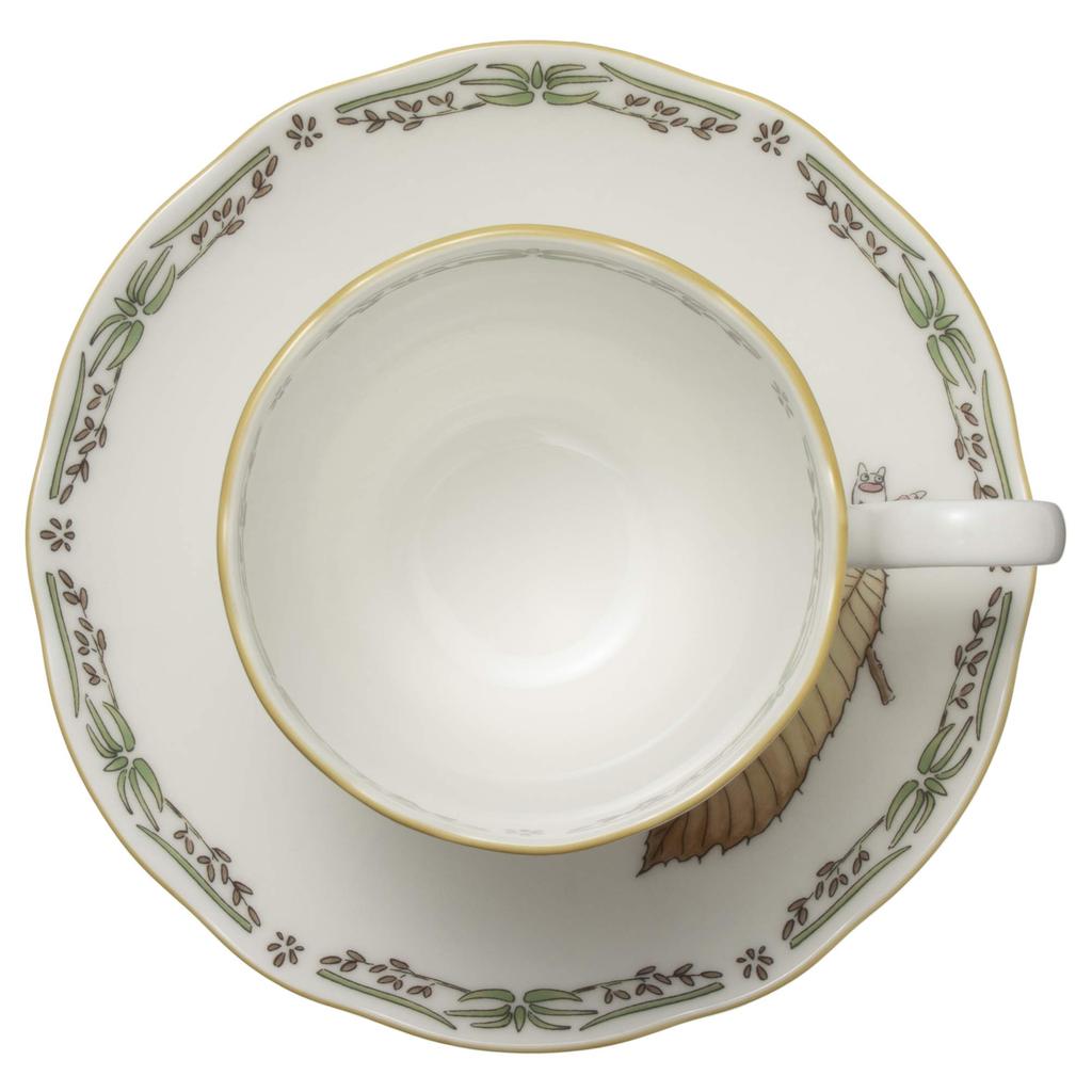 Noritake Cup Saucer 250cc My Neighbor Totoro Microwave Safe 1 Set Bone China & (Coffee & Tea) TT97889/4924-3