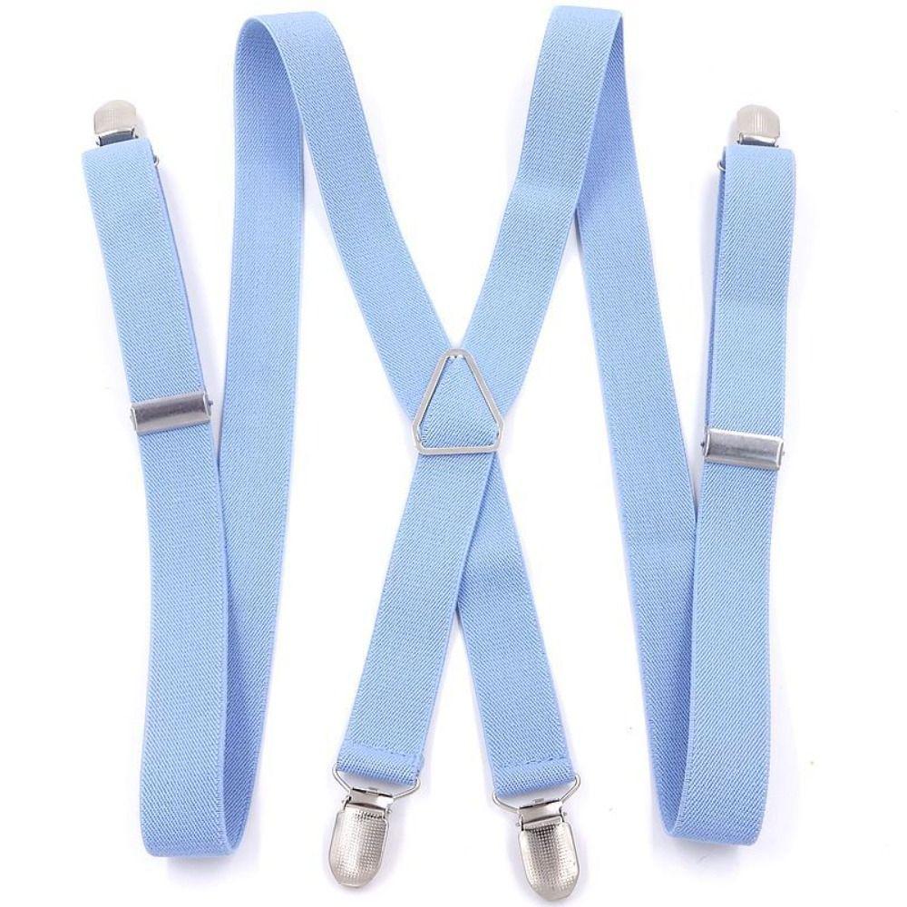2.5cm Wide Vintage Suspenders Adjustable Trouser Straps Belt New Braces Suspenders  Adult