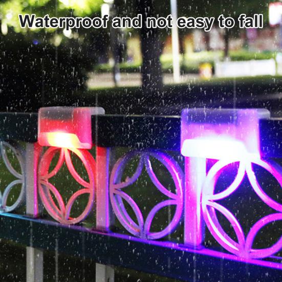 Solar-Deckleuchte, wasserdicht, wetterfest, IP65, lichtbeständiger Sensor, einfache Installation, lange Lebensdauer, dekoratives ABS