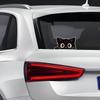10pcs Peek-a-Boo PVC Decals Black Funny Kitty Decals Cartoon Car Styling Cover  Laptop