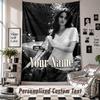 Wandbehang mit individuellem Namen & Text, Lana Del Rey Dekorationstextil für das Schlafzimmer