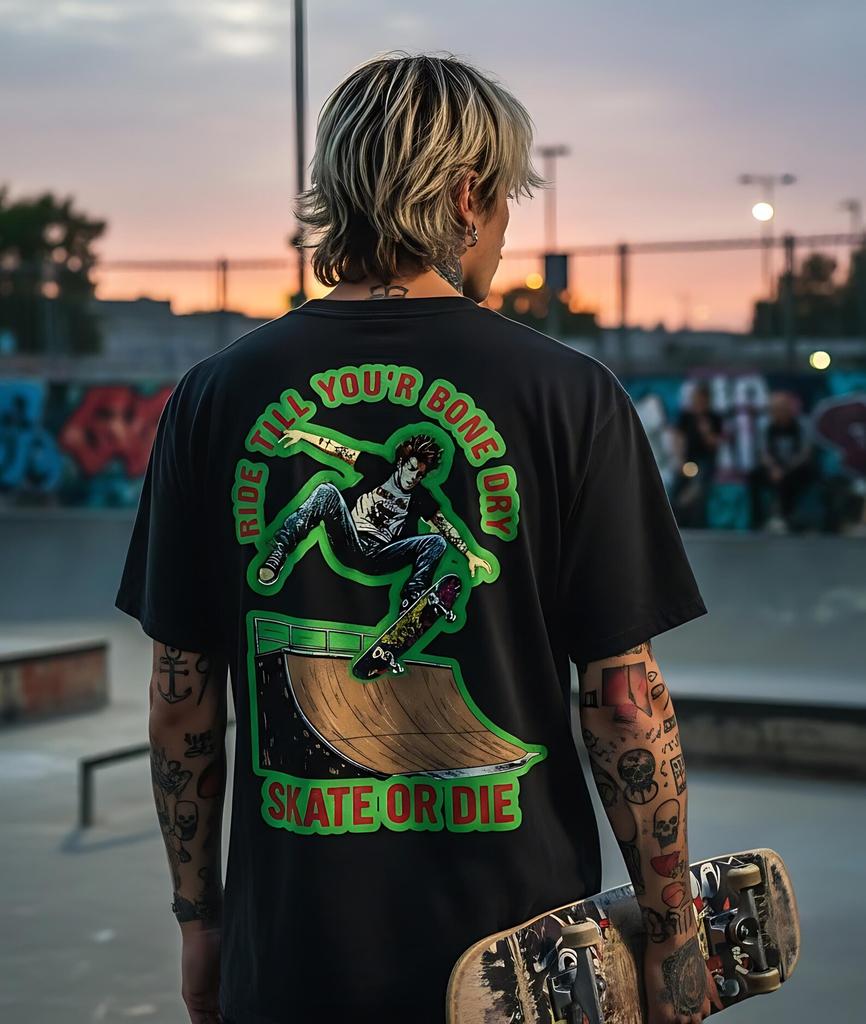 Skater Punk Hardcore T shirt | Cotton Skate Punk Tee