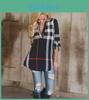 Blouse Womens New Striped Plaid Long Sleeve Ladies Top T Shirt Loose Tops Casual