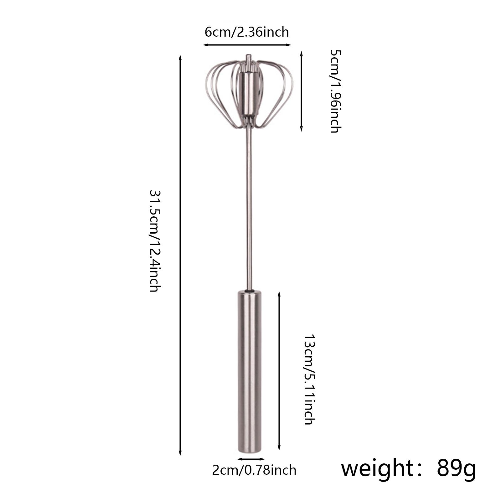 

Manual Mixer Stainless Steel Whisk Cream Mixers Small Household Safe Food Supplement for Gastronome Dessert Shop Use