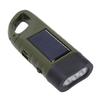 5 in 1 Flashlight Bright Hand Crank Solar USB Powered Flashlight with Power Bank Function for Outdoor Emergency