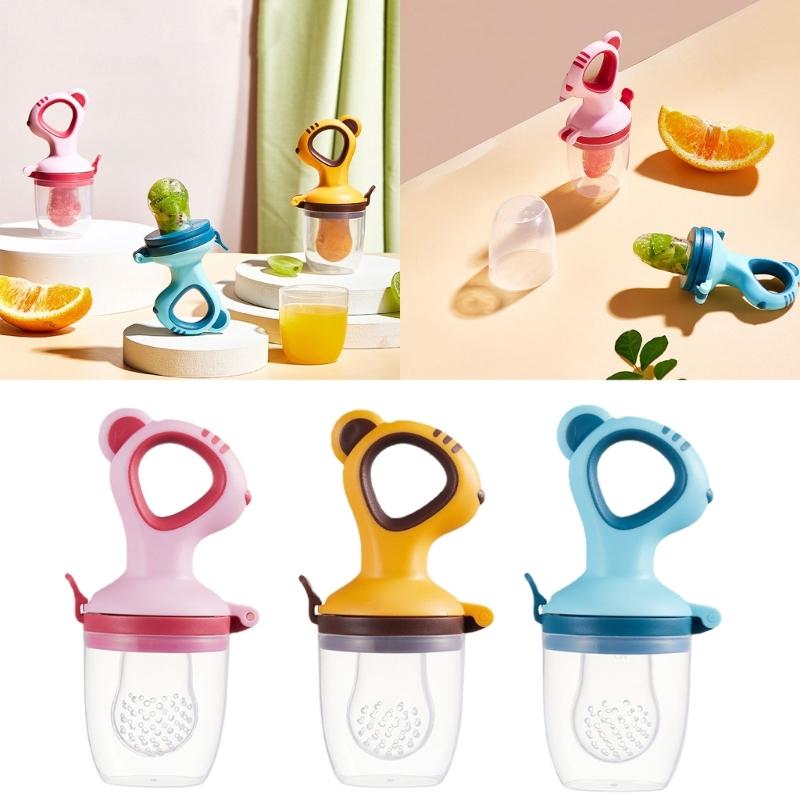 Cute Baby Dummy Pacifier Fresh Food/Fruit Feeder Feeding Nipple Weaning Teething Nipple Teat Pacifier Teether Soother