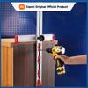 Adjustable 2-in-1 Drilling Drywall Positioning Square Ruler, Aluminum Alloy Cabinet Hardware Jig Door Hole Drilling Template