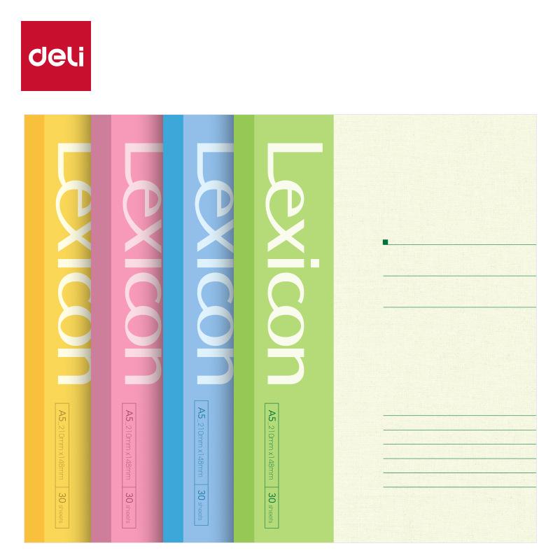 Deli 7650 Wireless Office A5 Soft Cover Notebook & Diary